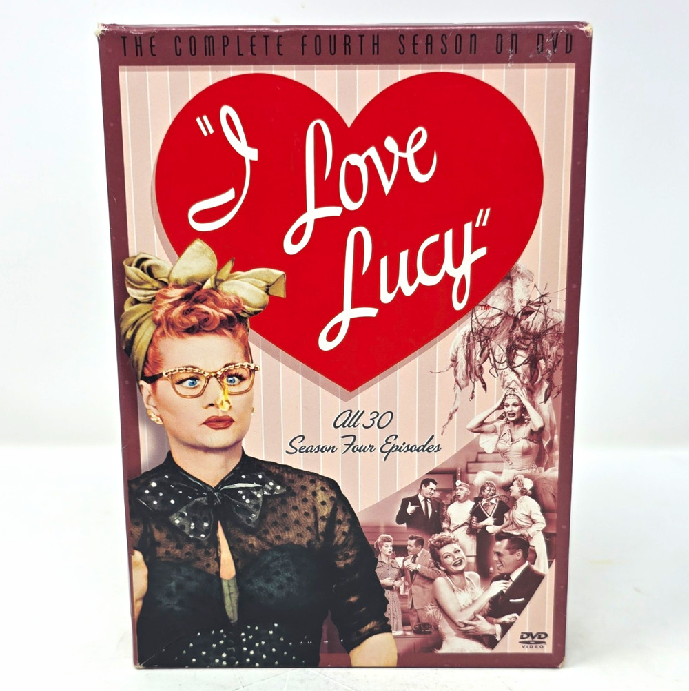 I Love Lucy Complete Fourth Season DVD 5-Disc Set Lucille Ball Subtitles